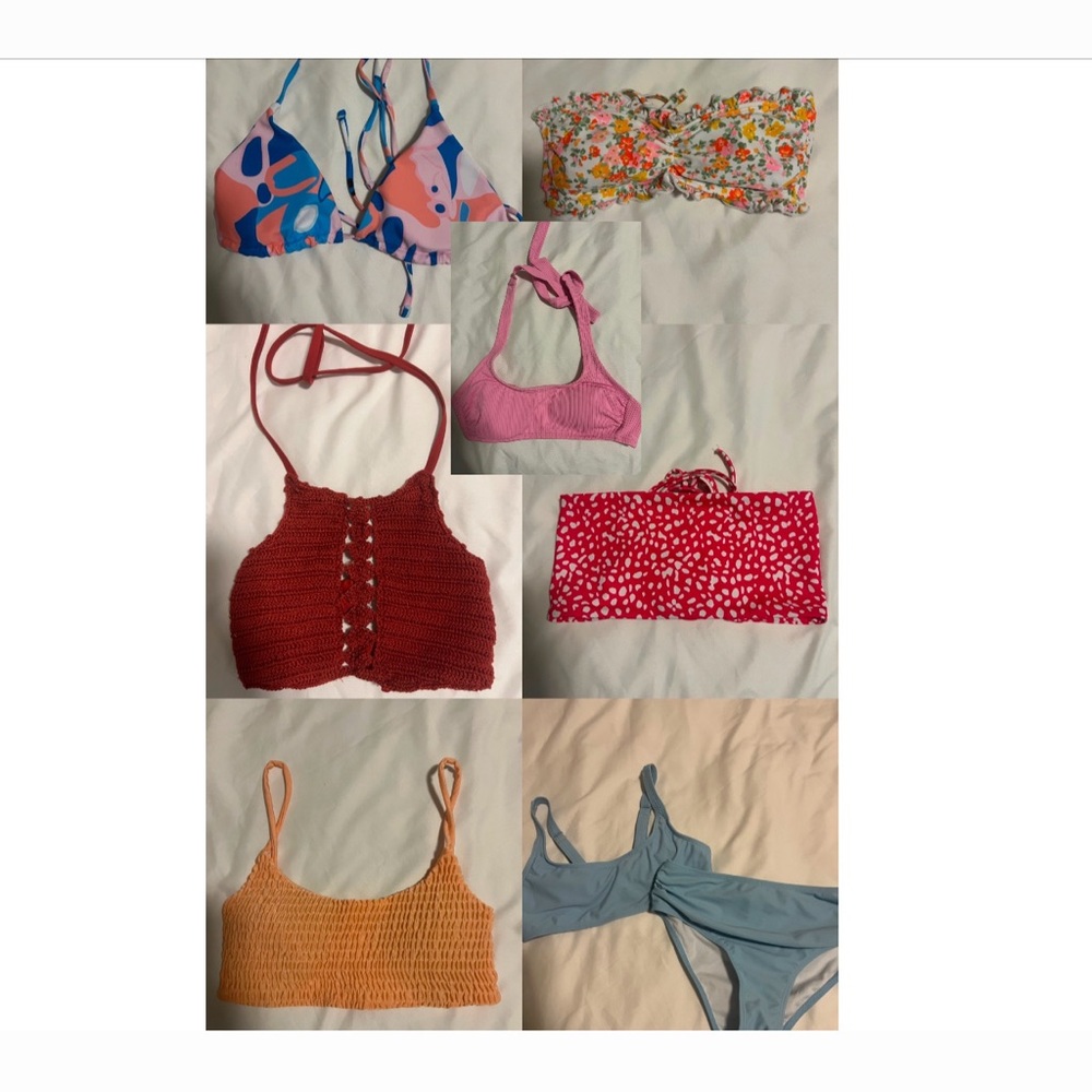 Colorful Bikini Top Collection